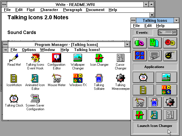 Talking Icons 2.0 - About